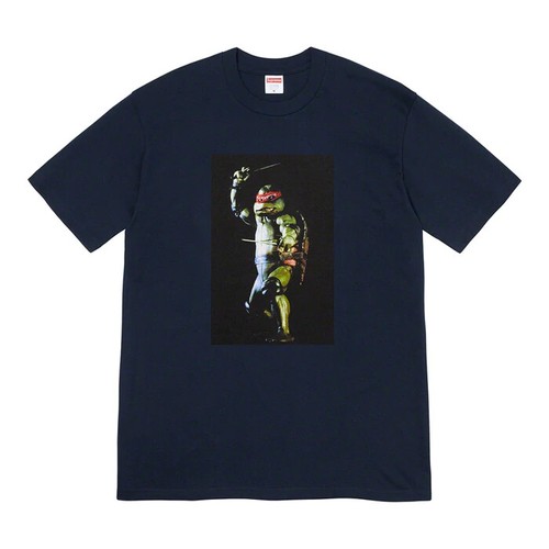 Supreme Raphael Tee Navy Blue Size 