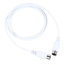 5 Pin DIN Plugs 150cm MIDI Cable Male to Male Computer Music Audio Cable Cord