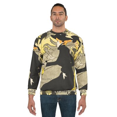 Toulouse Lautrec Divan Japonais Jane Avril Poster Fine Art Print Sweatshirt Top