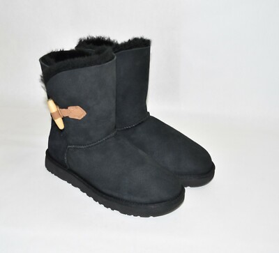 New! UGG 'Keely' Boot Black Suede Size 