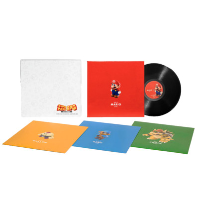 Super Mario RPG Original Sound Vinyl 4 LP Box Analog Record from Japan