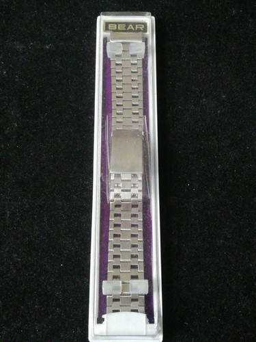 CINTURINO (BEAR) BRACCIALE VINTAGE ACCIAIO 18 MM Z-1681 PRODOTTO Germania |  eBay