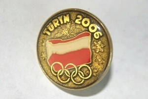 TORINO 2006  POLAND NOC WINTER OLYMPICS PIN