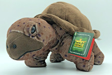 Wild Republic Brown Spotted 12" Plush Stuffed Tortoise Turtle CuddleKins 2014 CK