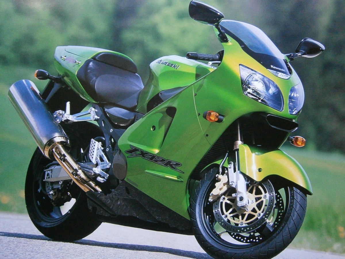 Mini Poster Green Power Kawasaki Motorbike | eBay Australia