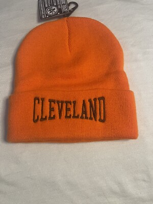 Brisco Apparel Embroidered Cleveland Winter Hat NWT