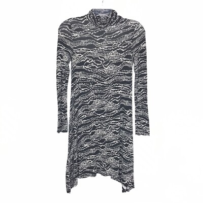 knee length dresses for ladies Black Turtleneck Swing Dress – Audrey Leighton Paris main image 0