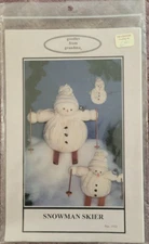 Goodies From Grandma Snawman Skier Pattern