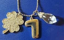 Lucky Charm Necklace And Earrings Silver And ...