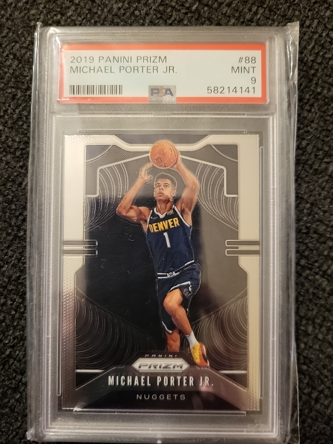 2019 Panini Prizm Michael Porter Jr Rookie Card RC #88 PSA 9 Denver Nuggets