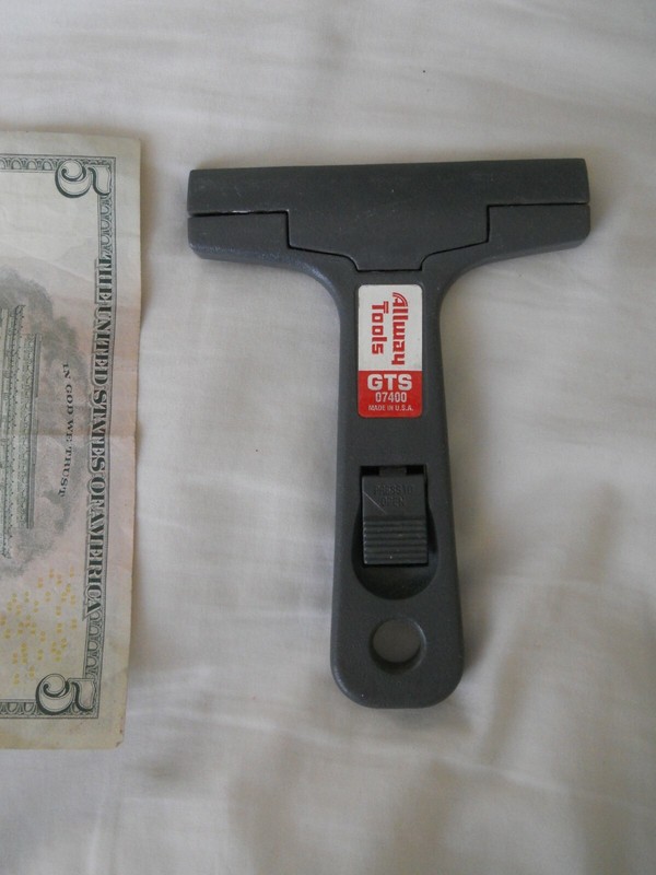 allway Glass & Tile Scraper 4" FREE S/H BARELY USED Easy Blade Change NO BLADE