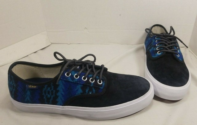 vans pendleton blue