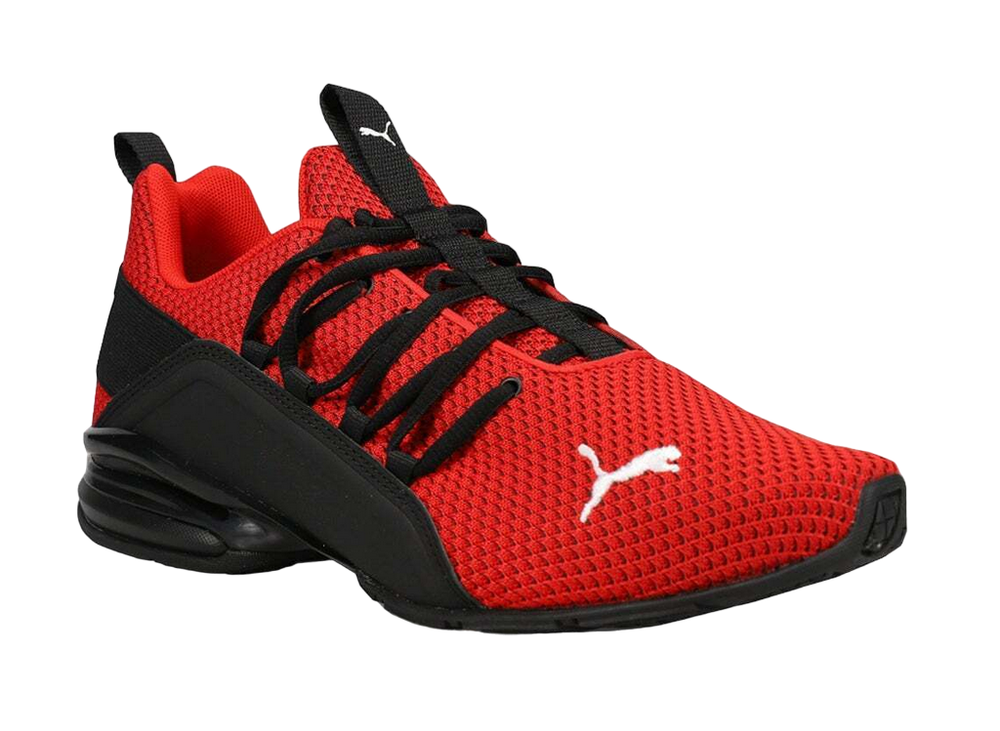 PUMA Men's Axelion Two-Tone Red Running Shoes 377190
