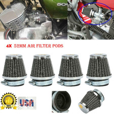 4x 52mm Air Filter Pod For Yamaha XJ650 MAXIM...