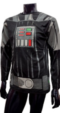 STAR WARS Darth Vader Men's Shirt Costume Pullover Long Sleeve Large Circa 2012