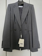 Max Mara Abissi Wool Blazer Medium Grey Size ...