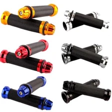 MOTORCYCLE 7/8" HAND GRIPS HANDLE BAR RUBBER GEL FOR YAMAHA HONDA KAWASAKI