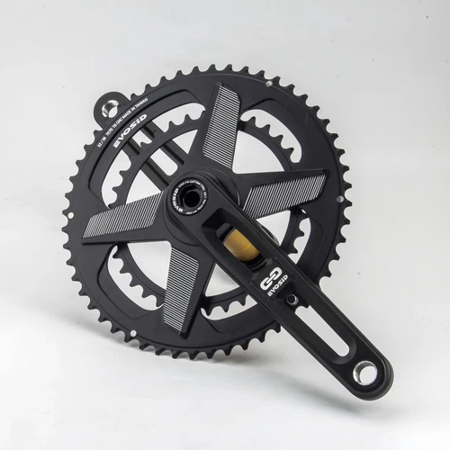 Road Bike Crankset 52-36T 12 Speed 2X Chainring Hollow Tech Crank 165mm Crankset - Picture 12 of 40