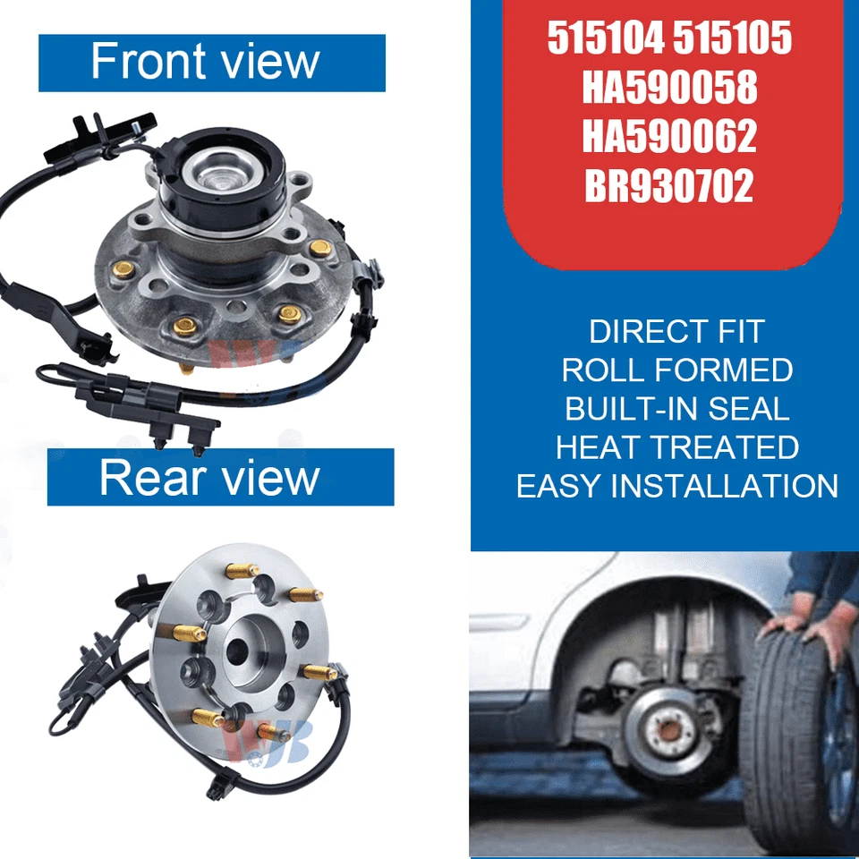 2X  Front Wheel Hub Bearing for GMC Canyon Chevrolet Colorado Isuzu i-280 i-290 Foto 2 de 4