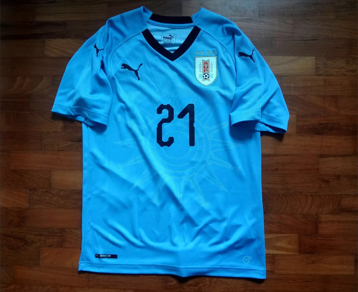 Uruguay soccer sales jersey 2018