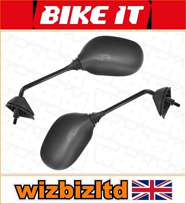 Yamaha HW 250 Xenter 2012-2016 [Bikeit Pair of Mirrors] [Black OEM - Main Image