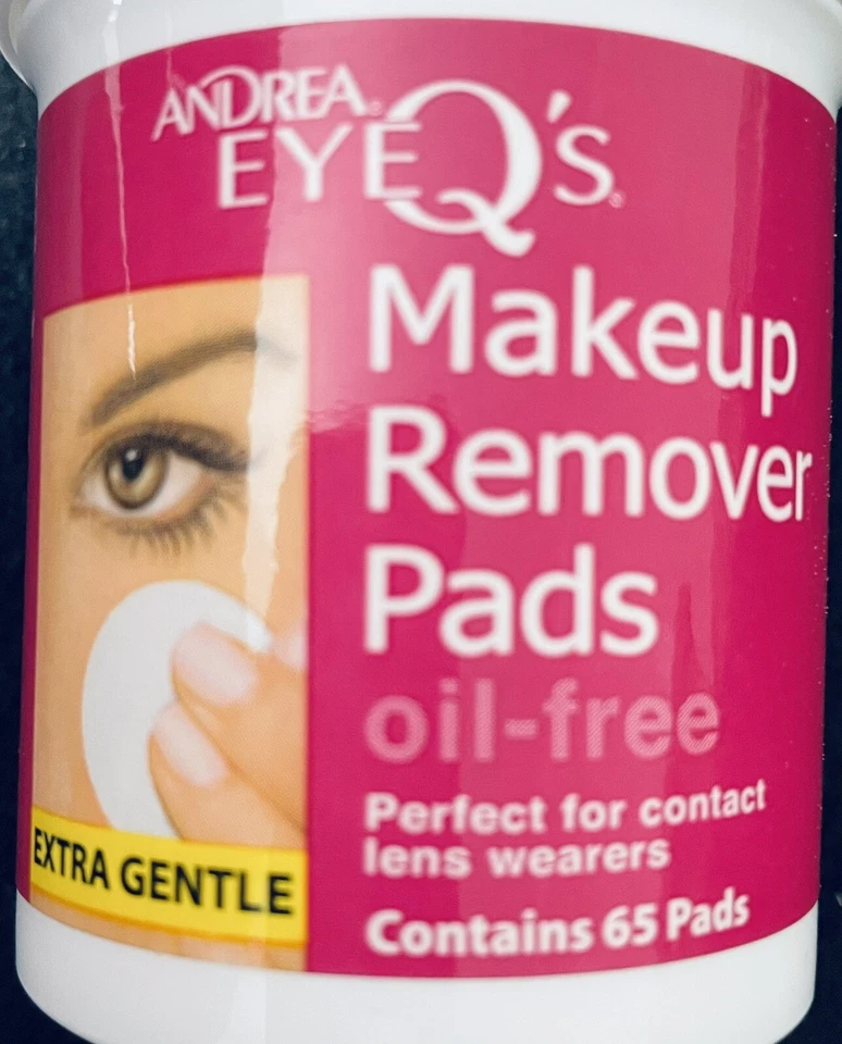 Andrea EyeQ's Безмасляные Подушечки для Снятия Макияжа Корректоры 65 Подушек Новые и Подлинные - Изображение 3 из 4