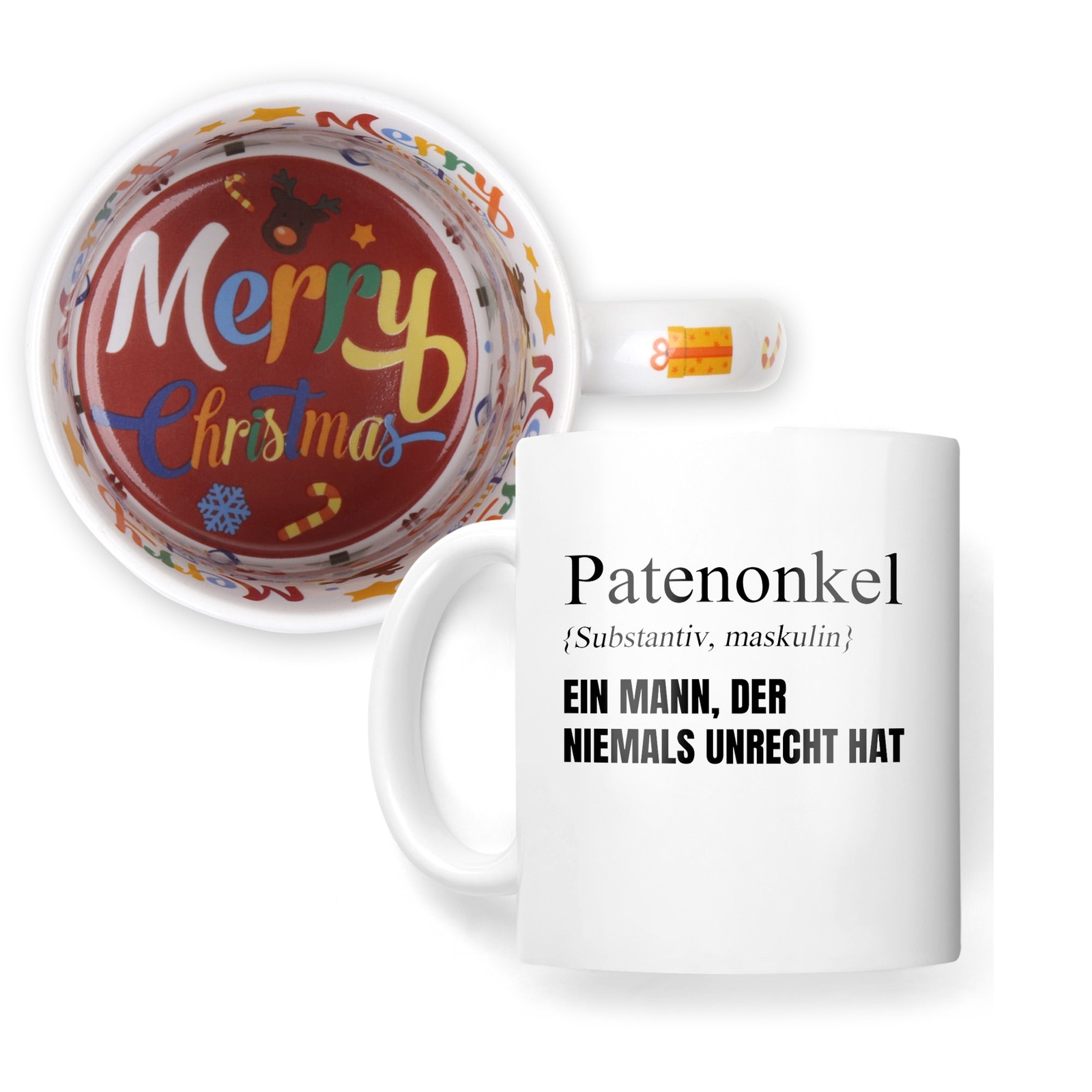 Weihnachtsgeschenk Patenonkel Geschenk Tasse Taufpate Pate Kaffeetasse Männ