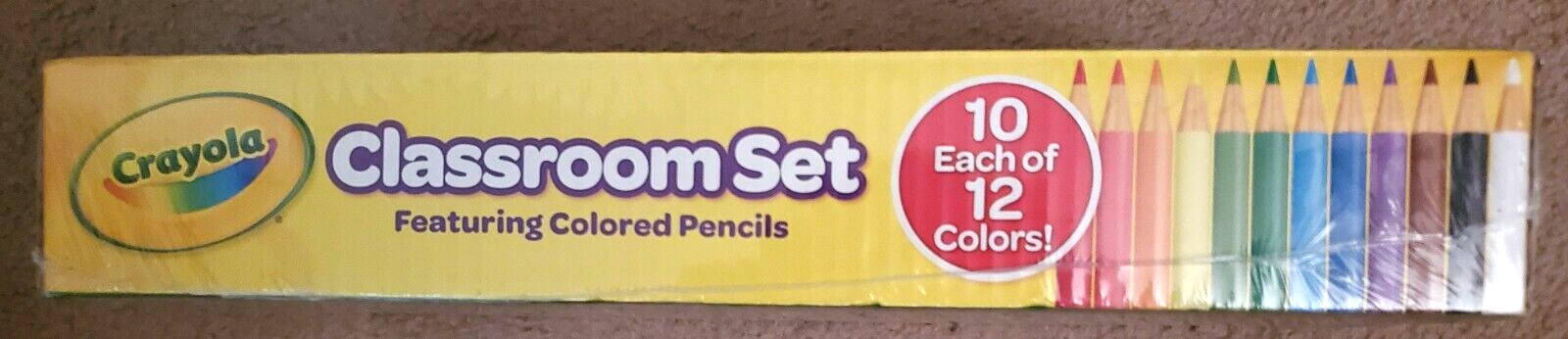 Crayola Classroom Set Colored Pencils Art Supplies 120 Count NEW