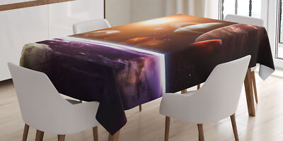 Galaxis Tischdecke Space View Sonnensystem