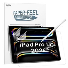 2Pcs Paper-feel Screen Protector for iPad Pro 13",iPad Pro 11  Scratch Resistant