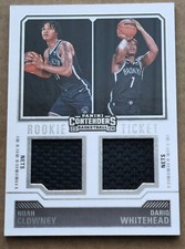 2023-24 Panini Contenders #RT2-NET Noah Clowney Dariq Whitehead Dual Relic Card