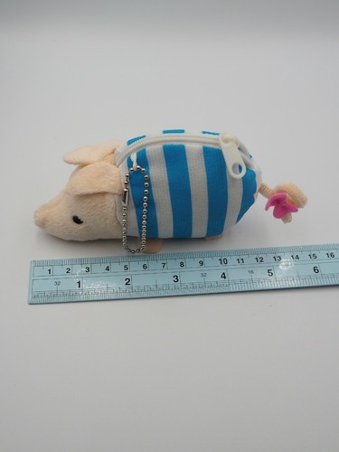 Monster Hunter B2603 Poogie Azul Tira Cremallera Cartera Bolso 4.5" Juguete Capcom Peluche - Imagen 4 de 9