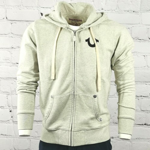 Oatmeal Classic Fit Hooded Jacket size 