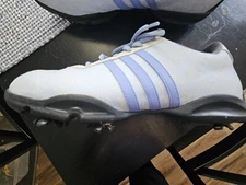 Adidas Z-Traxion Soft Spike Womens Golf Shoes Size 9.5 Lavender Floral 737232