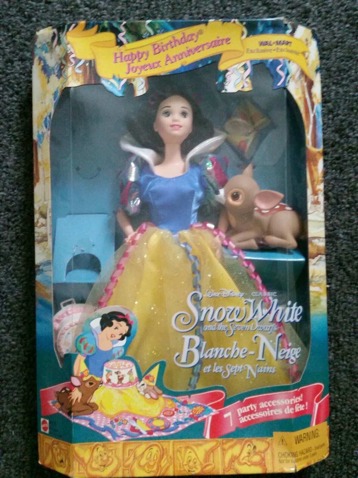 Vintage 1996 Happy Birthday Snow White And The Seven Dwarves Doll Mattel For Sale Online Ebay