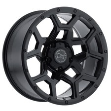 17 Inch Wheel Rim Matte Black Rhino Overland 17x8 30mm 5x5 Lug For Jeep Jk Jl