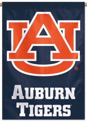 AUBURN UNIVERSITY TIGERS Official NCAA Team Logo 28x40 WALL BANNER