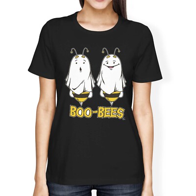1Tee Womens Loose Fit Boo-Bee Ghosts  T-Shirt