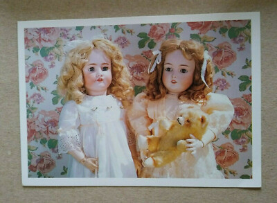 Printed Postcard - Simon & Halbig Doll, J.D. Kestner Jr. Doll