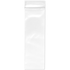 Plymor 2" x 6", 4 Mil Heavy Duty Zipper Reclosable Plastic Bags