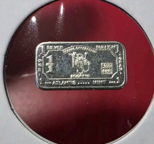 Atlantis Mint "Scorpio" Zodiac - 1 Gram .999 Fine Silver Mini Bar Ingot Coin