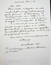 ✒ L.A.S Louis WILLAUME peintre graveur au peintre Paul Adrien BOUROUX