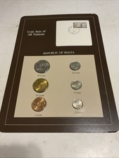 Coin Sets of All Nations Malta, Republic Of 1972-1986