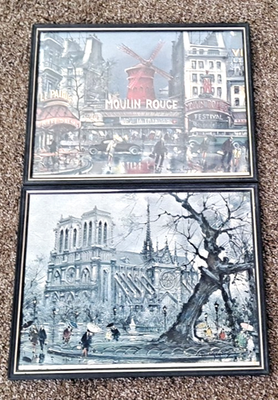 NOTRE DAME CATHEDRAL/MOULIN ROUGE- Paris, France by Maurice