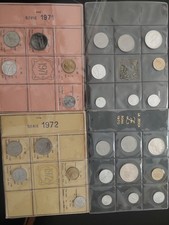 Lotto divisionali Italia 1969-1970-1971-1972 con tre argenti FDC zecca