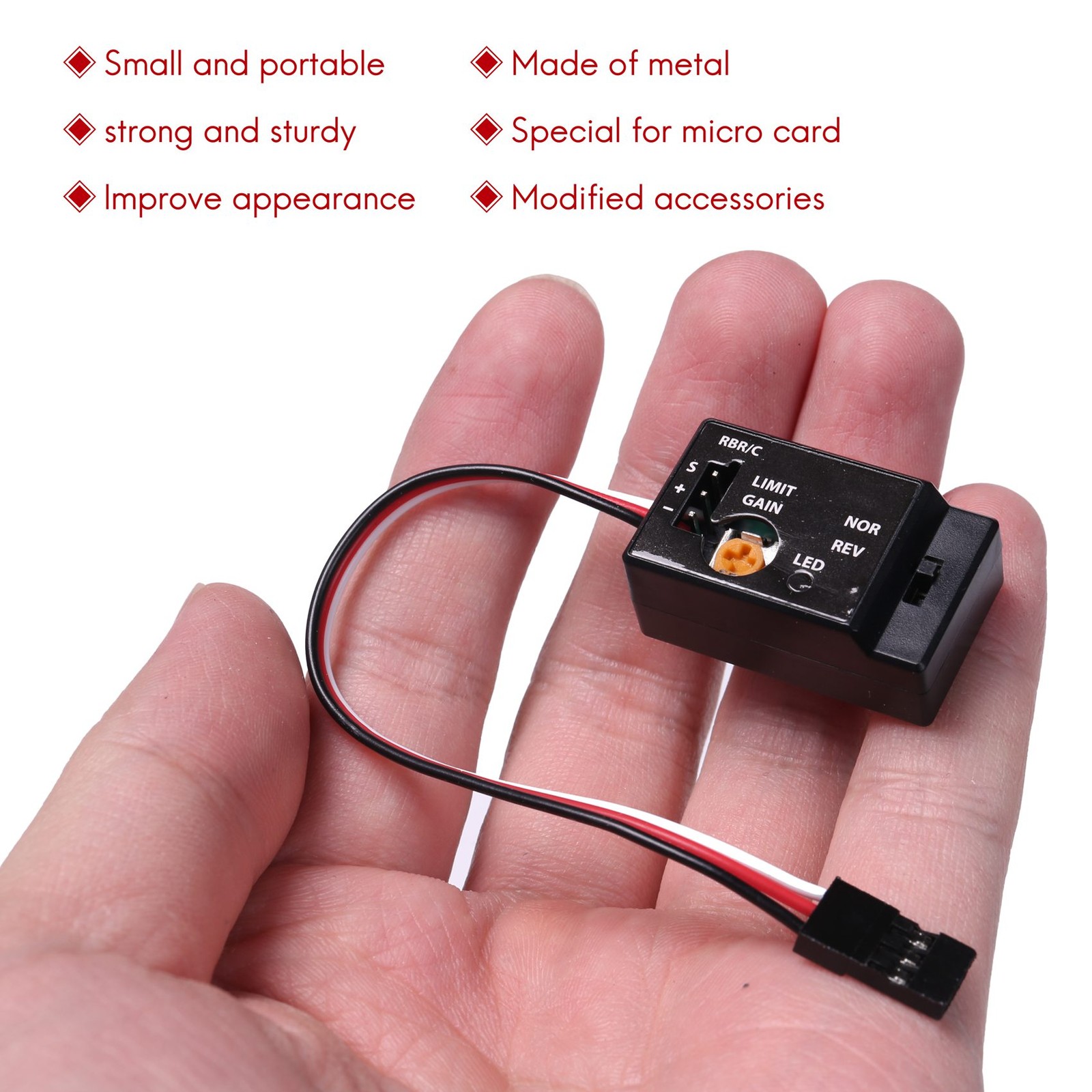  Gyro Gyroscope for  D12 1/10 RC Car Drift Racing Car Steering Output2198