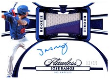2023-24 Flawless Sapphire Jose Ramos RC Auto Patch 2/15 #PPah-JR