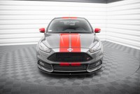 Maxton Design Frontlippe V.2 Passend FüR Ford Focus ST Mk3 FL Schwarz Hochglanz