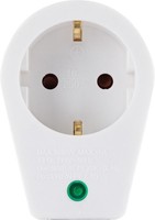 Rev Steckdosenadapter 1-Fach Weiß Zwischenstecker