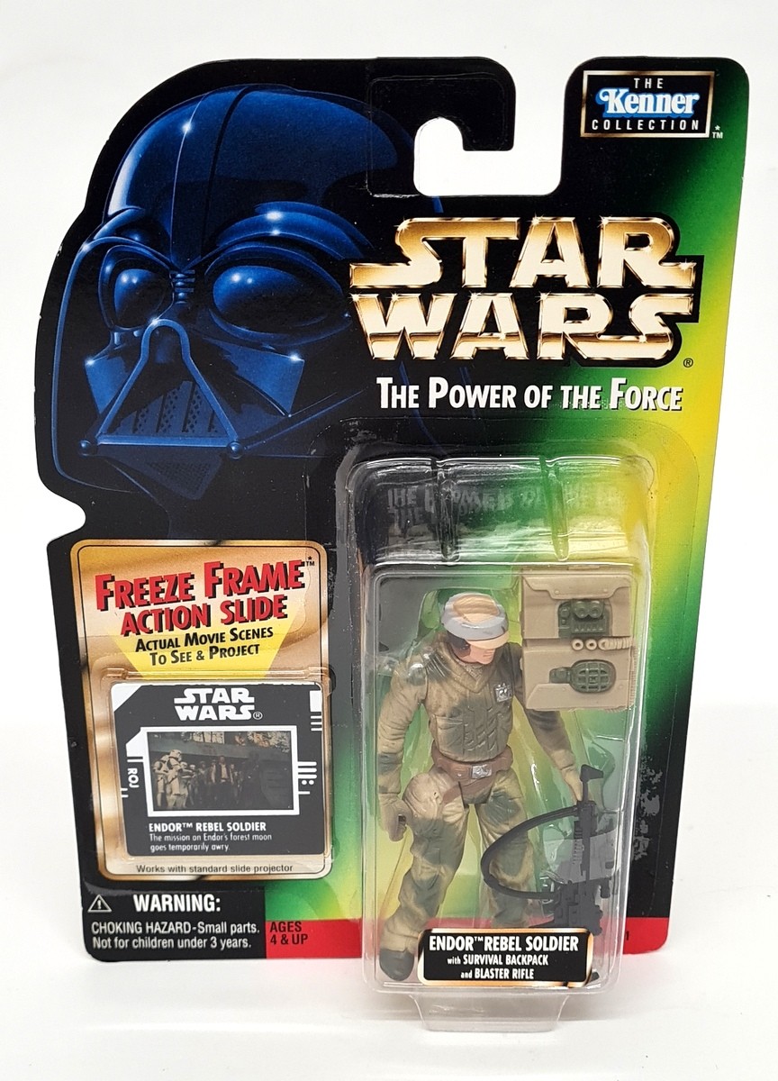 Kenner - Endor Rebel Soldier POTF Freeze Frame ROTJ Star Wars Figure